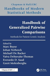 Enlarge image Cover: Handbook of Generalized Pairwise Comparisons - Chapman & Hall/CRC