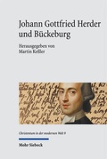 Cover: Johann Gottfried Herder und B&uuml;ckeburg - Mohr Siebeck