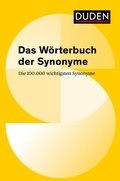 Cover: Duden - Das W&ouml;rterbuch der Synonyme - Duden