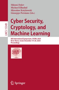 Abbildung von: Cyber Security, Cryptology, and Machine Learning - Springer