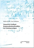 Cover: Semantisch bedingte Kommunikationskonflikte bei Gleichsprachigen - Nodus