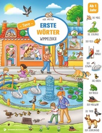 Abbildung von: Erste Wörter Wimmelbuch Tiere - Adrian & Wimmelbuchverlag