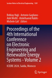 Enlarge image Cover: Proceedings of the 4th International Conference on Electronic Engineering and Renewable Energy Systems - Volume 2 - Springer