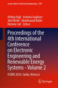 Enlarge image Cover: Proceedings of the 4th International Conference on Electronic Engineering and Renewable Energy Systems - Volume 2 - Springer