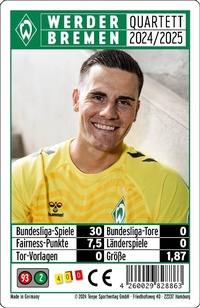 Abbildung von: Werder Bremen Quartett 24/25 - Teepe Sportverlag GmbH