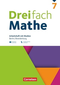 Abbildung von: Dreifach Mathe - Berlin und Brandenburg - 7. Schuljahr - Cornelsen Verlag