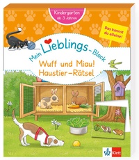 Abbildung von: Klett Mein Lieblings-Block: Wuff und Miau! Haustier-Rätsel - Klett