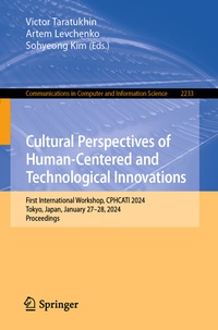 Abbildung von: Cultural Perspectives of Human-Centered and Technological Innovations - Springer
