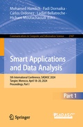 Cover: Smart Applications and Data Analysis - Springer