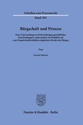 Abbildung von: Bürgschaft und Prozess - Duncker & Humblot