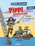 Cover: Pippi auf den sieben Meeren - Oetinger