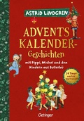 Cover: Adventskalender-Geschichten mit Pippi, Michel und den Kindern aus Bullerb&uuml; - Oetinger