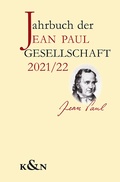 Cover: Jahrbuch der Jean Paul Gesellschaft - K&ouml;nigshausen & Neumann