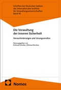 Cover: Die Verwaltung der inneren Sicherheit - Nomos