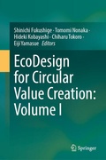 Cover: EcoDesign for Circular Value Creation: Volume I - Springer
