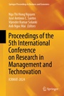 Cover: Proceedings of the 5th International Conference on Research in Management and Technovation - Springer