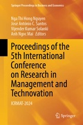 Cover: Proceedings of the 5th International Conference on Research in Management and Technovation - Springer