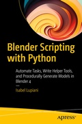 Cover: Blender Scripting with Python - APress