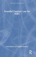 Bild: Essential Contract Law for SQE1 - Routledge