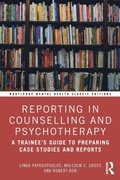 Cover: Reporting in Counselling and Psychotherapy - Routledge