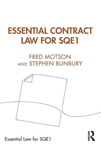 Abbildung von: Essential Contract Law for SQE1 - Routledge