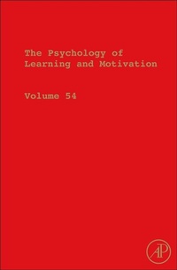 Enlarge image Cover: The Psychology of Learning and Motivation - Academic Press