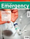 Cover: ELSEVIER Emergency. Bet&auml;ubungsmittel in der Vorabdelegation. 3/2024: Fachmagazin f&uuml;r Rettungsdienst und Notfallmedizin - Elsevier