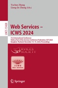 Cover: Web Services - ICWS 2024 - Springer