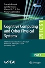 Cover: Cognitive Computing and Cyber Physical Systems - Springer