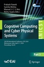 Cover: Cognitive Computing and Cyber Physical Systems - Springer