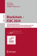 Cover: Blockchain - ICBC 2024 - Springer