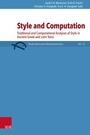 Cover: Style and Computation - Vandenhoeck & Ruprecht