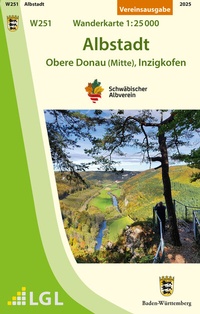 Abbildung von: W251 Albstadt - Obere Donau (Mitte), Inzigkofen - Schwäbischer Albverein