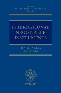 Abbildung von: International Negotiable Instruments - OUP eBook