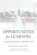 Cover: Opportunities for Learning - University of Notre Dame Press