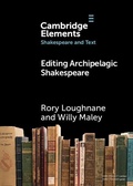 Cover: Editing Archipelagic Shakespeare - Cambridge University Press