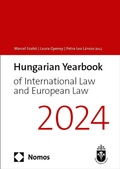 Cover: Hungarian Yearbook of International Law and European Law 2024 - Nomos