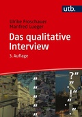 Cover: Das qualitative Interview - UTB
