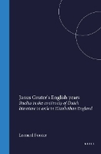 Enlarge image Cover: Janus Gruter's English years - Brill