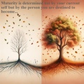 Cover: Maturity is not based on who you are. It's based on who you will be (Growing up Series) - Marvin Bundy