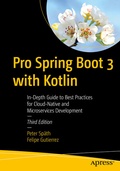 Cover: Pro Spring Boot 3 with Kotlin - APress