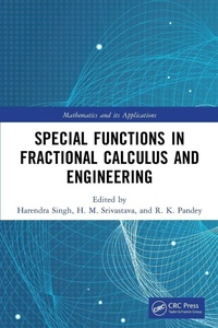 Enlarge image Cover: Special Functions in Fractional Calculus and Engineering - CRC Press