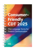 Cover: Consumer Friendly CDT 2025 - American Dental Association
