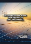 Cover: Functional Materials and Materials for Energy Storage and Energy Conversion Devices - Trans Tech Publications Ltd