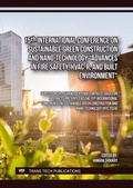 Cover: 15th International Conference on Sustainable Green Construction and Nano-Technology "Advances in Fire Safety, HVAC-R, and Built Environment" - Trans Tech Publications Ltd
