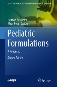 Enlarge image Cover: Pediatric Formulations - Springer