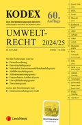Cover: KODEX Umweltrecht 2024/25 - inkl. App - LexisNexis Verlag ARD ORAC GmbH