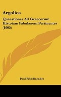 Cover: Argolica - Kessinger Publishing