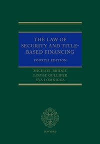 Enlarge image Cover: The Law of Security and Title-Based Financing - Oxford University Press