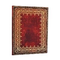Enlarge image Cover: Foiled (Old Leather Collection) Ultra Unlined Softcover Flexi Journal (Elastic Band Closure) - Paperblanks